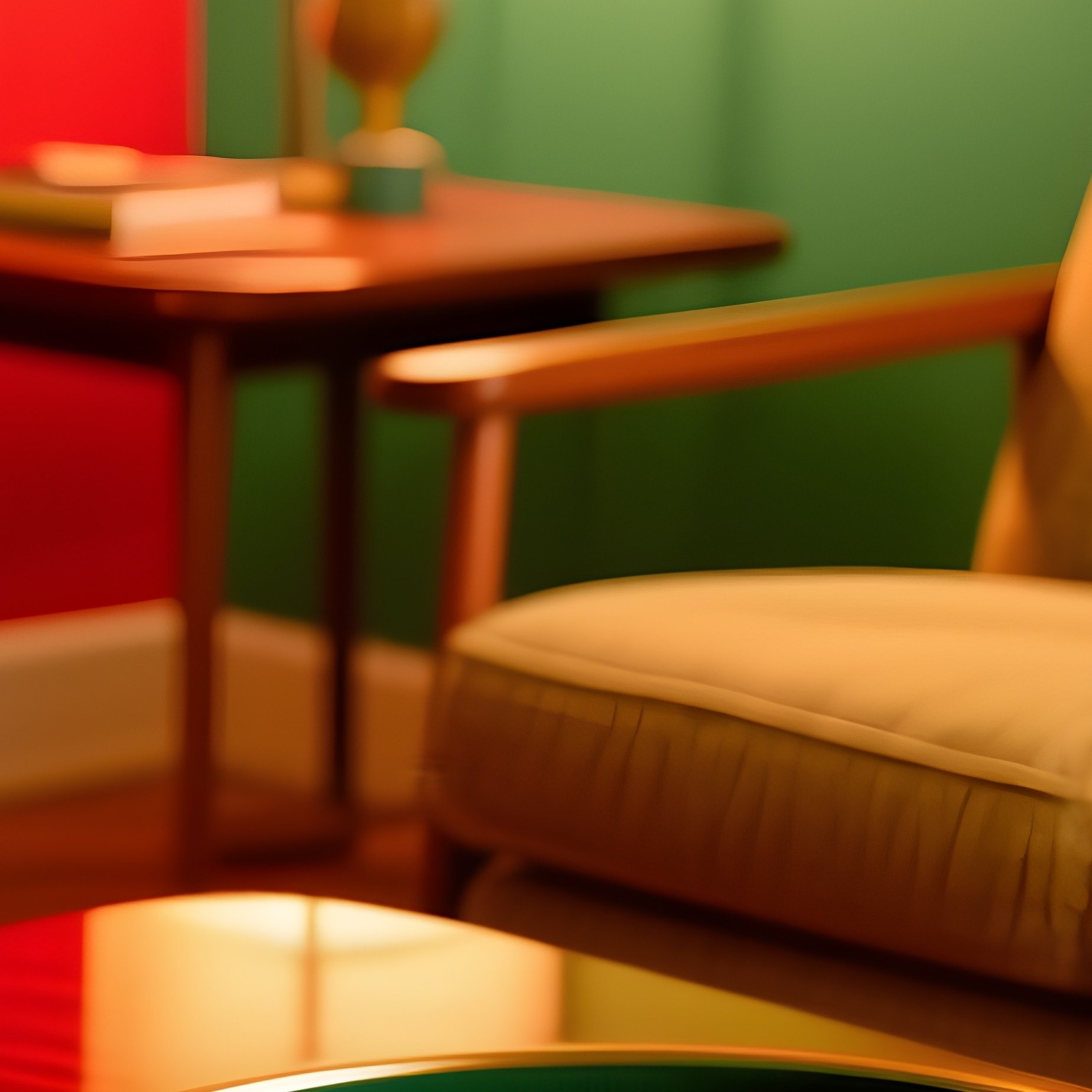 Canasta Retro Living Room - Full Resolution Quality Preview