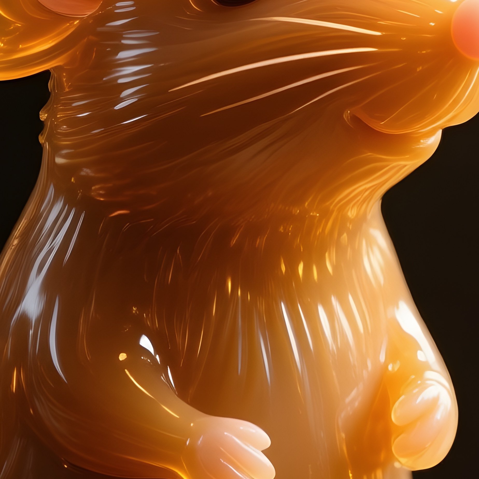 Candle Mouse A Mouse Made Of Wax With A Burning Wick On Top - Full Resolution Quality Preview