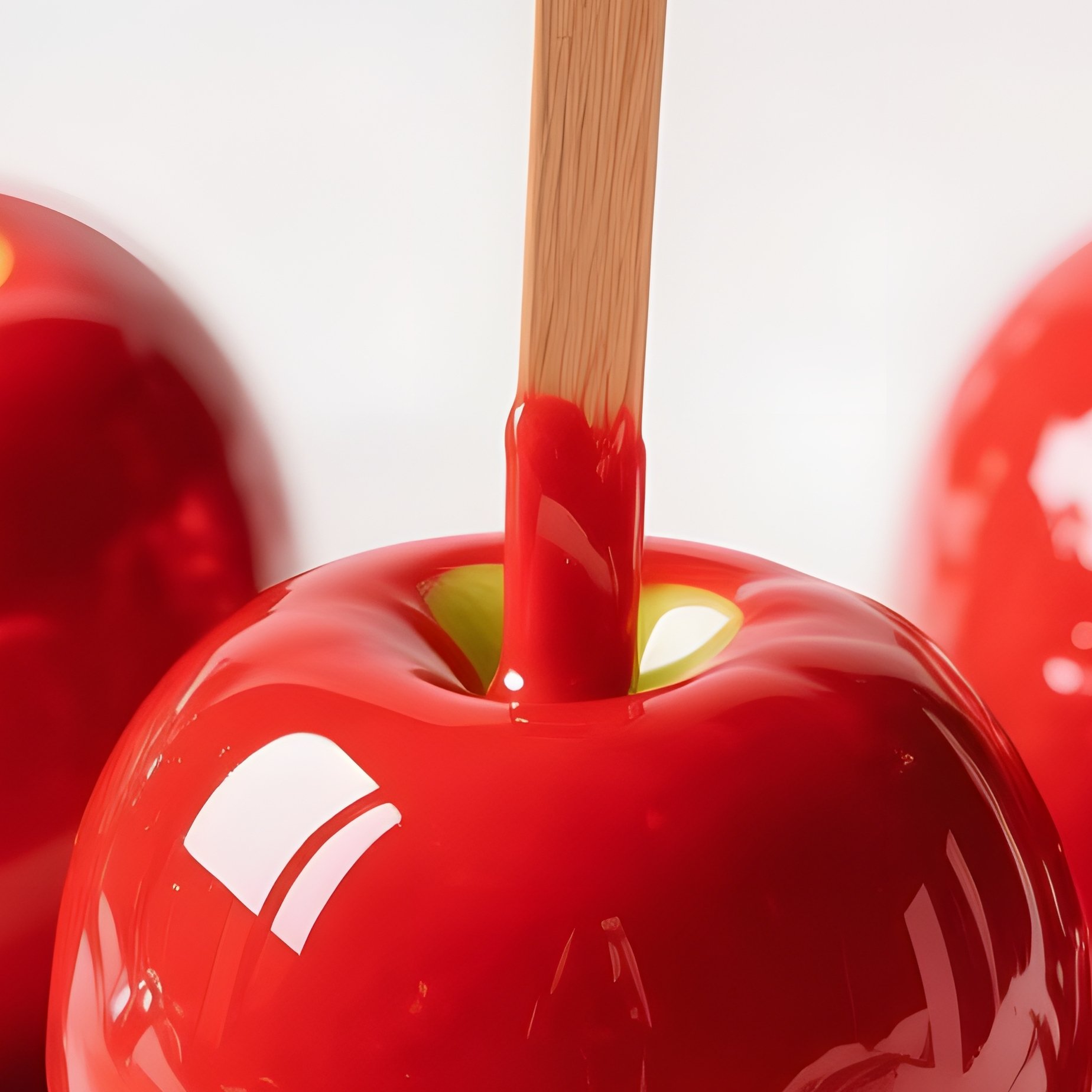 Candy Apples On A Plate Candy Apples Dessert - Full Resolution Quality Preview