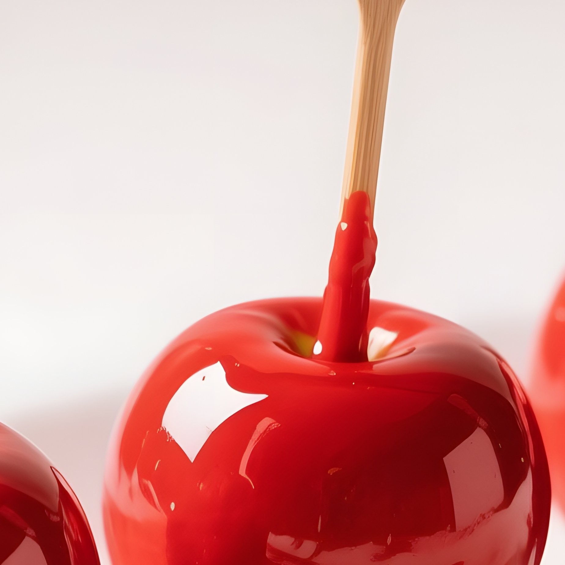 Candy Apples On A Plate Candy Apples Dessert - Full Resolution Quality Preview