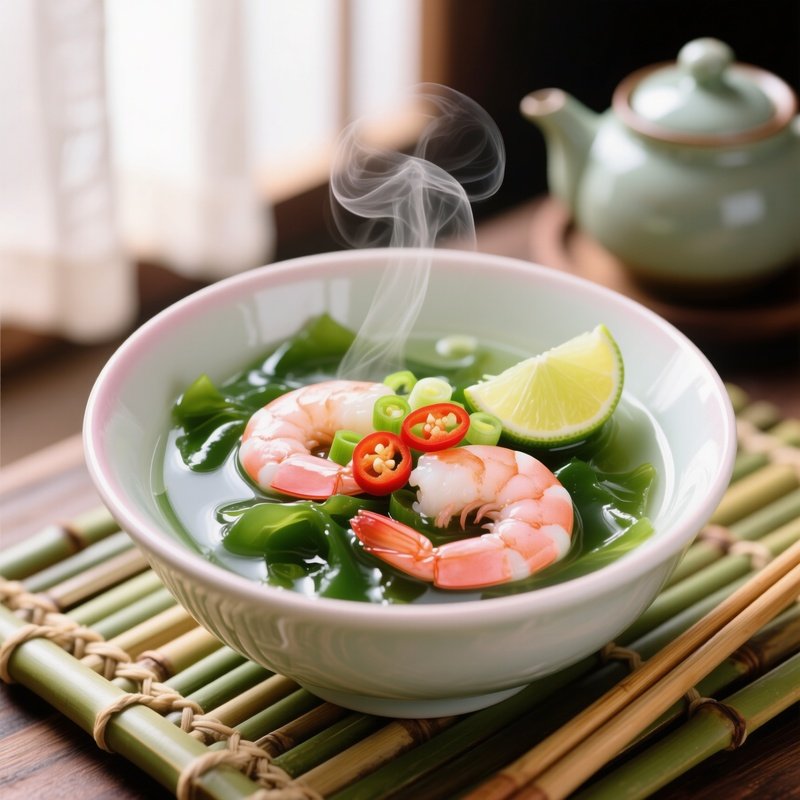 Canh Rong Bien Seaweed Soup With Shrimp