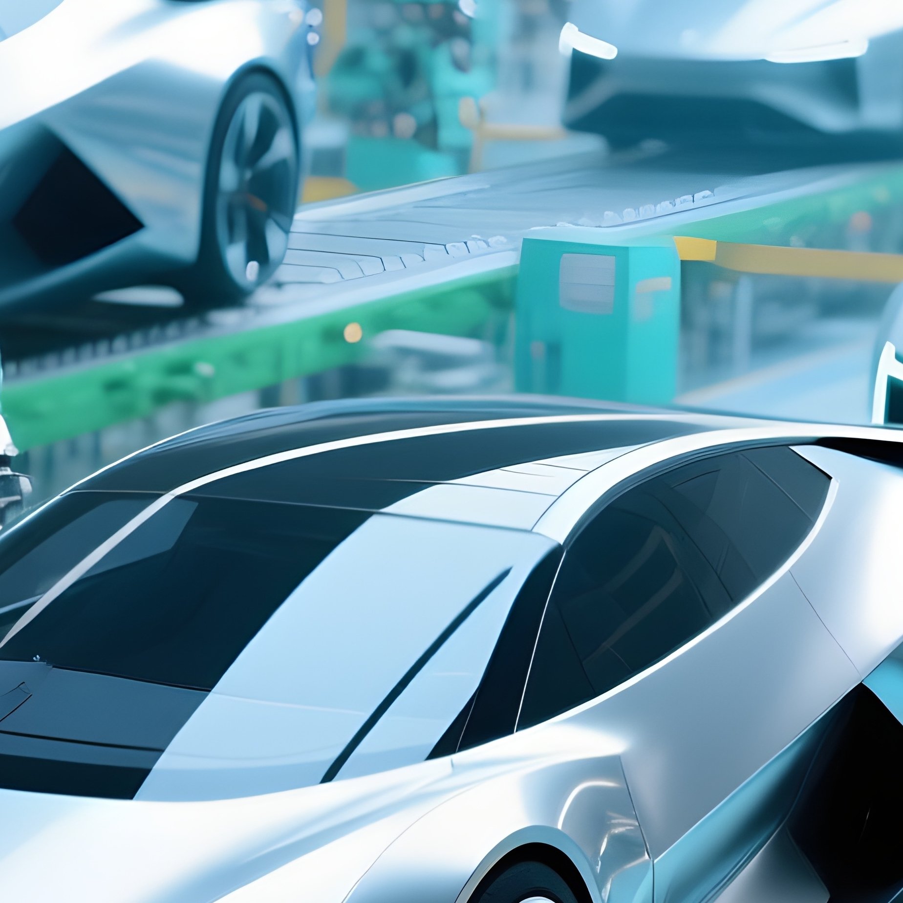 Car Assembly Concept Art - Full Resolution Quality Preview