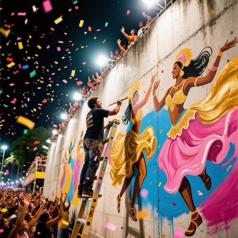 Carnival Parade Rio Samba Fresco