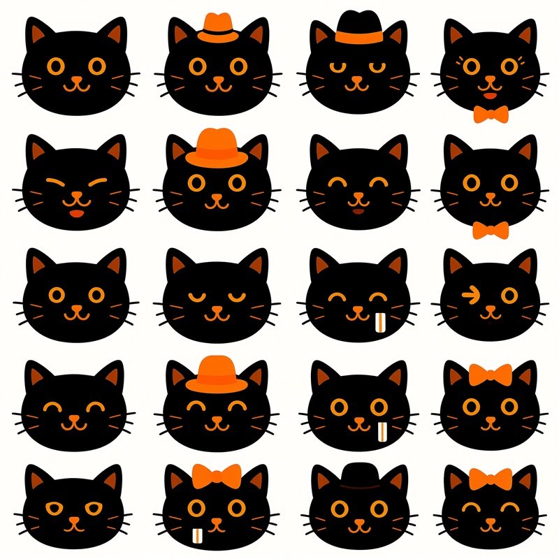 Cartoon Cat Faces Cartoon Cats