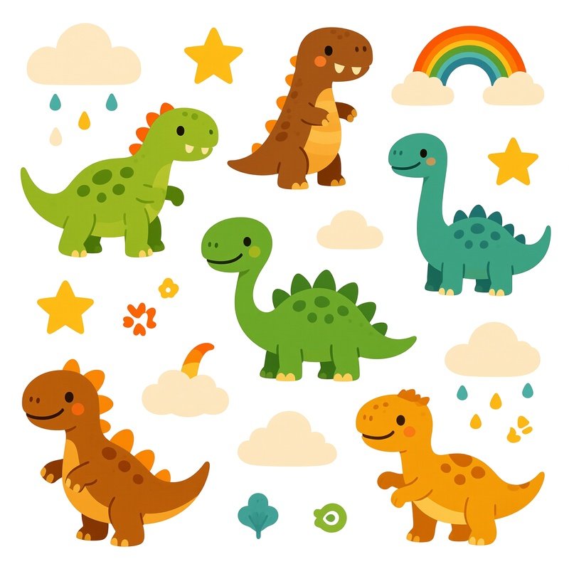 Cartoon Dinosaurs Cartoon Dinosaurs