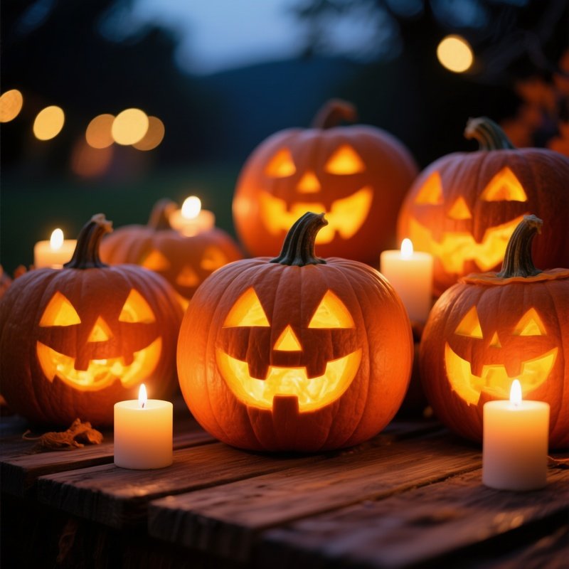 Carved Pumpkins Halloween Pumpkin