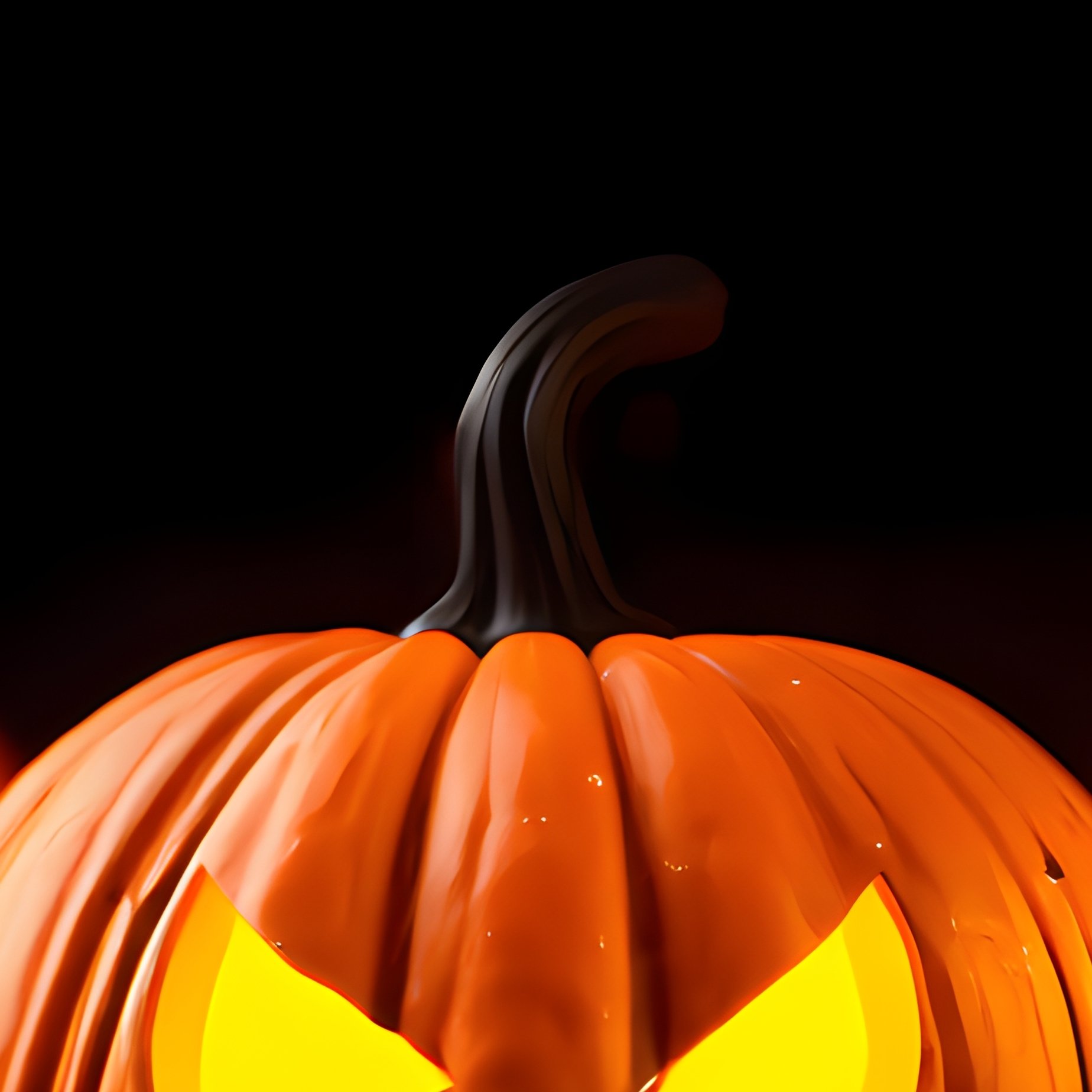 Carved Pumpkins With A Happy Halloween Greeting Halloween Pumpkins - Full Resolution Quality Preview