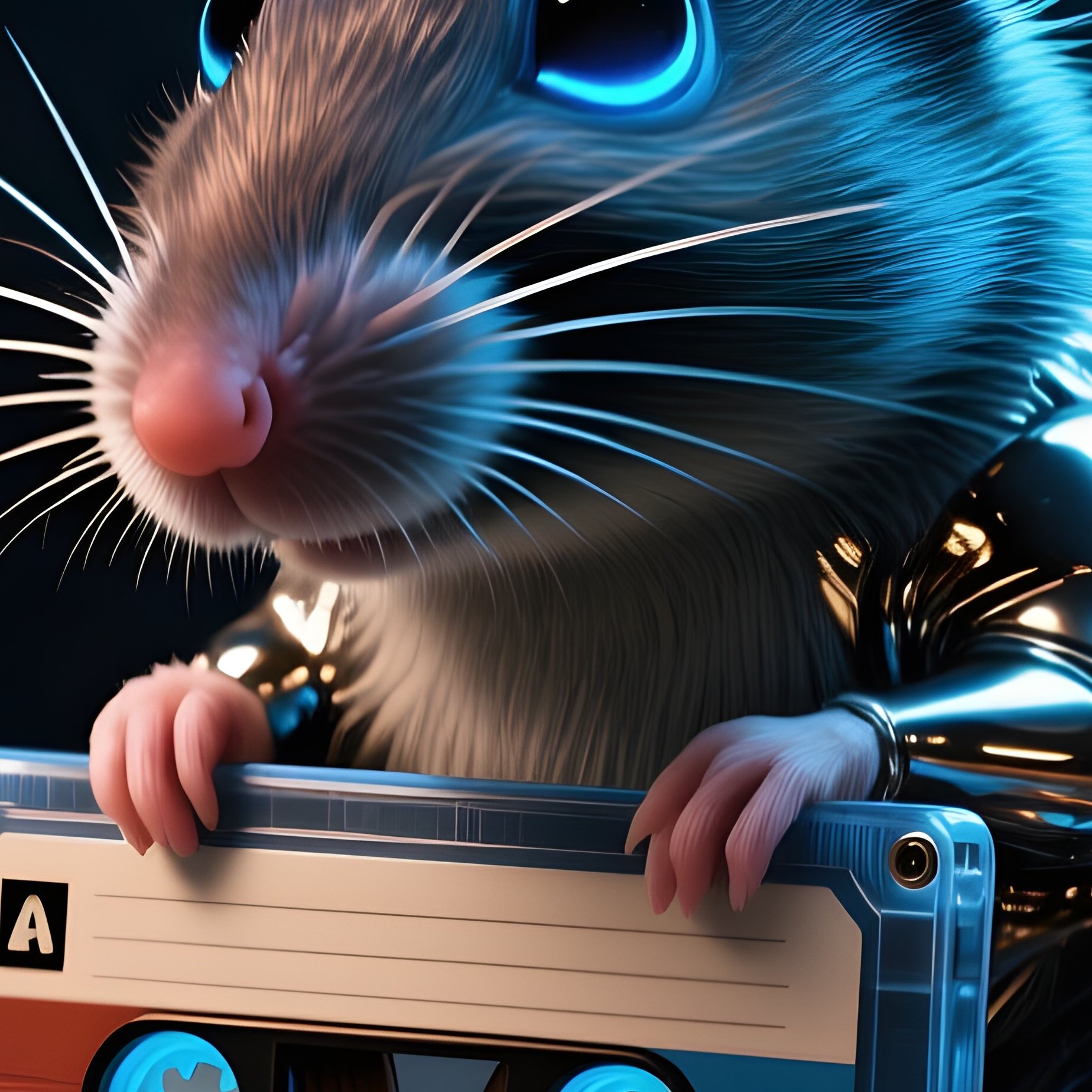 Cassette Tape Mouse 2 - Full Resolution Quality Preview