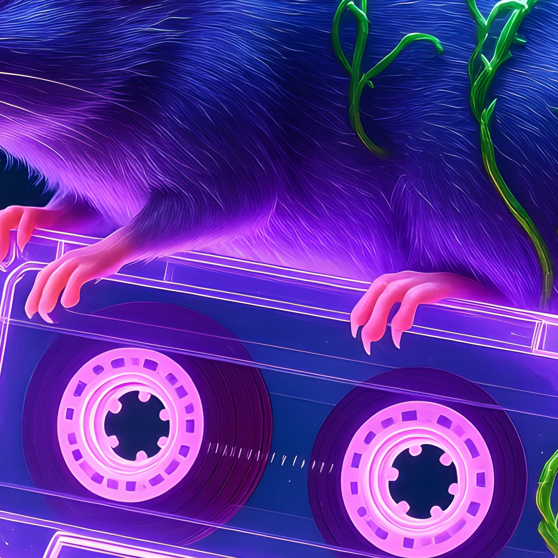 Cassette Tape Mouse 3 - Full Resolution Quality Preview