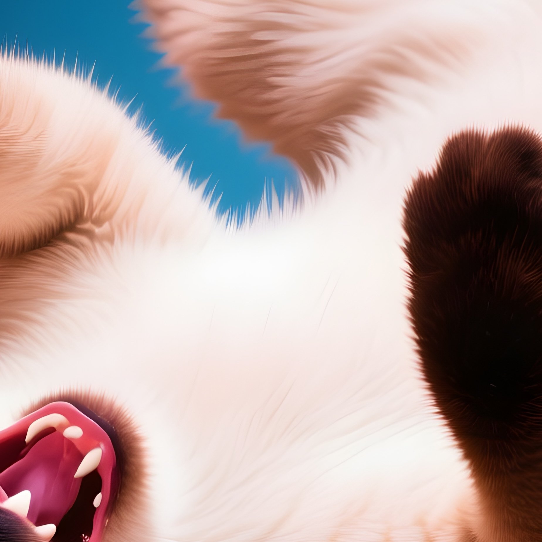 Cat Balinese Rolling Over Fictional - Full Resolution Quality Preview