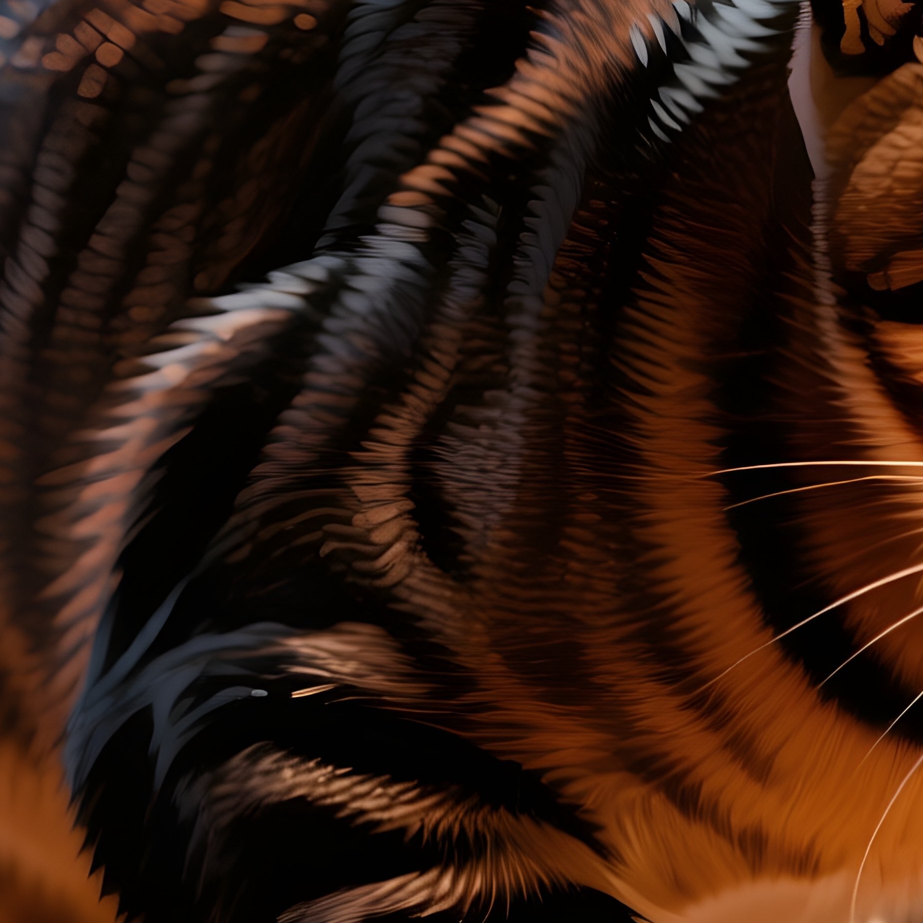 Cat Egyptian Mau Hunting Mode Digital Art - Full Resolution Quality Preview