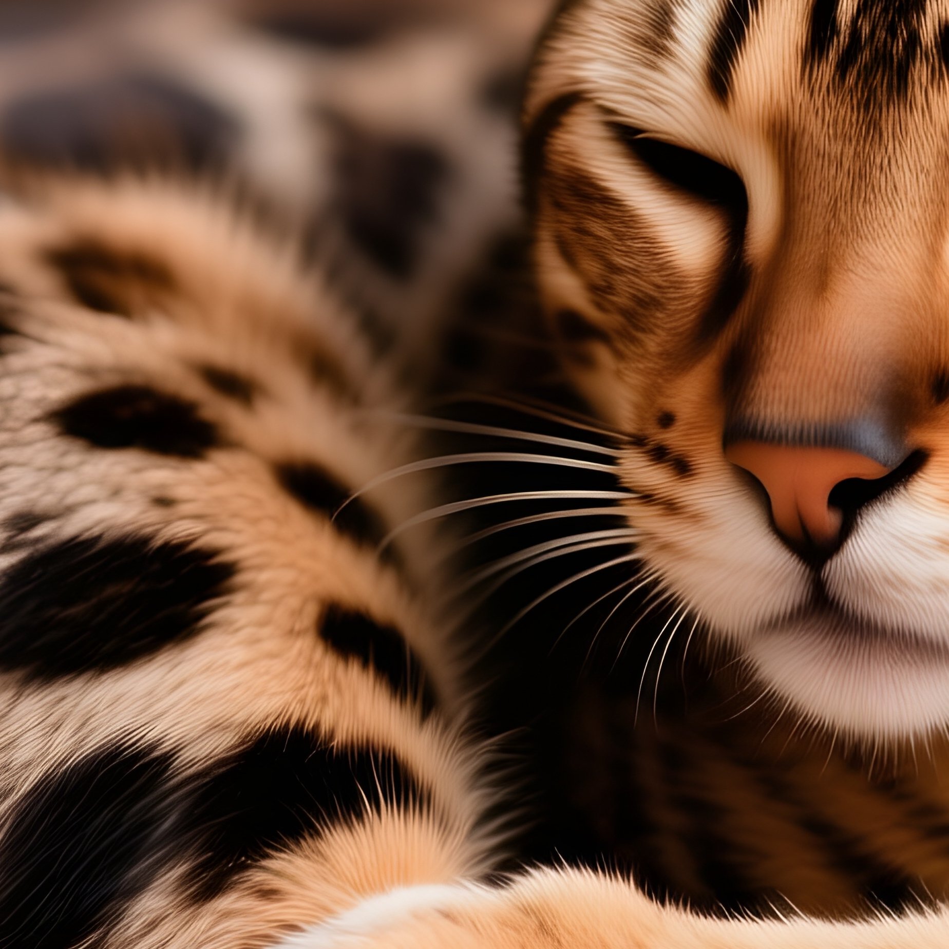 Cat Egyptian Mau Loaf Position - Full Resolution Quality Preview