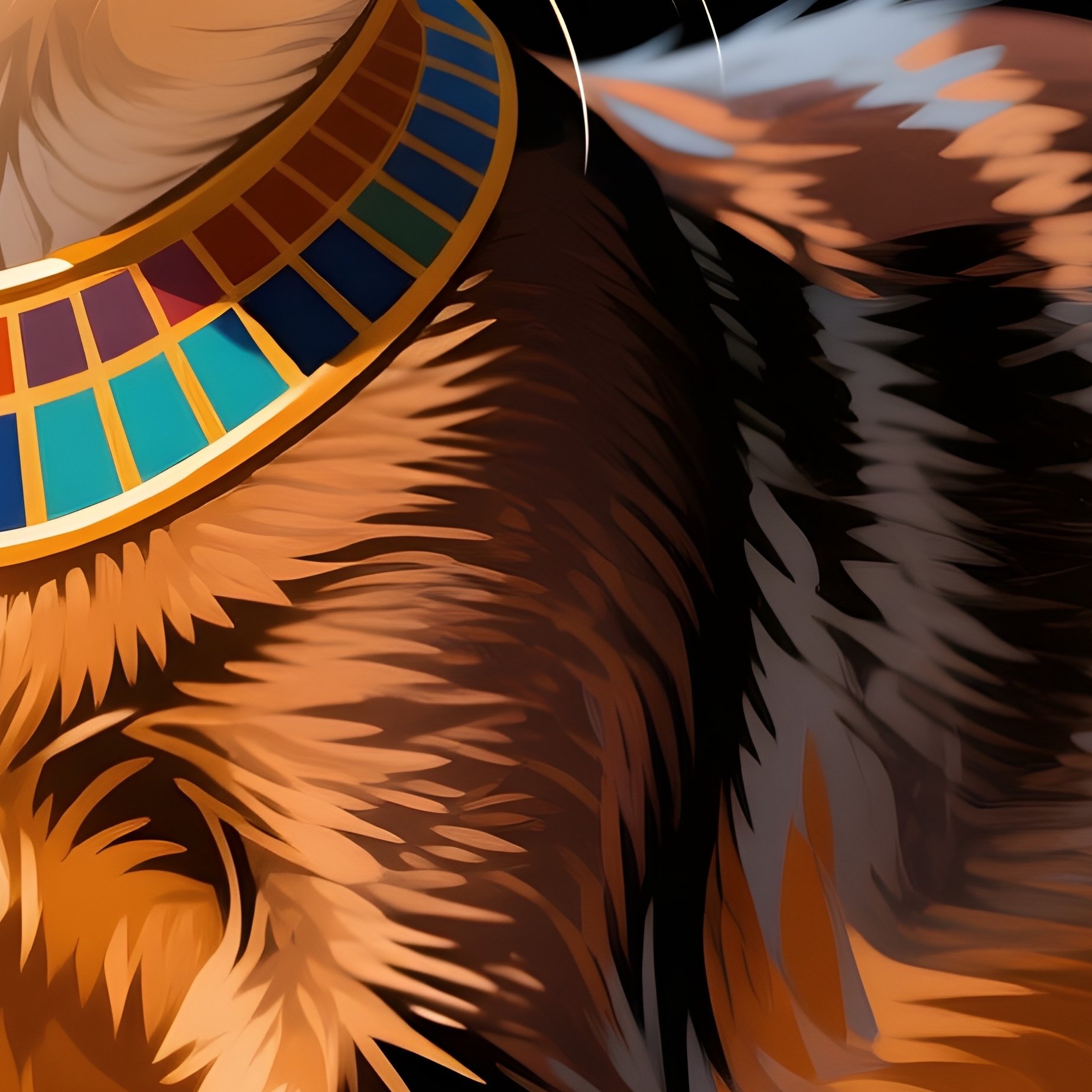 Cat-Egyptian-Mau-Meerkat-Pose-Digitized - Full Resolution Quality Preview