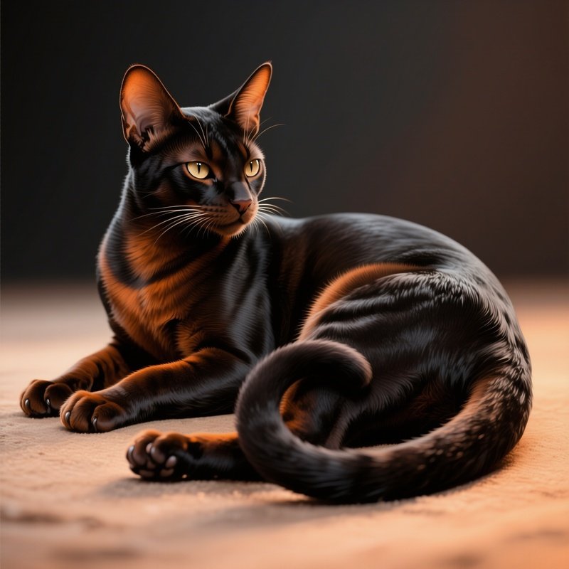 Cat-Egyptian-Mau-Sitting-Tail-Wrapped-Digital