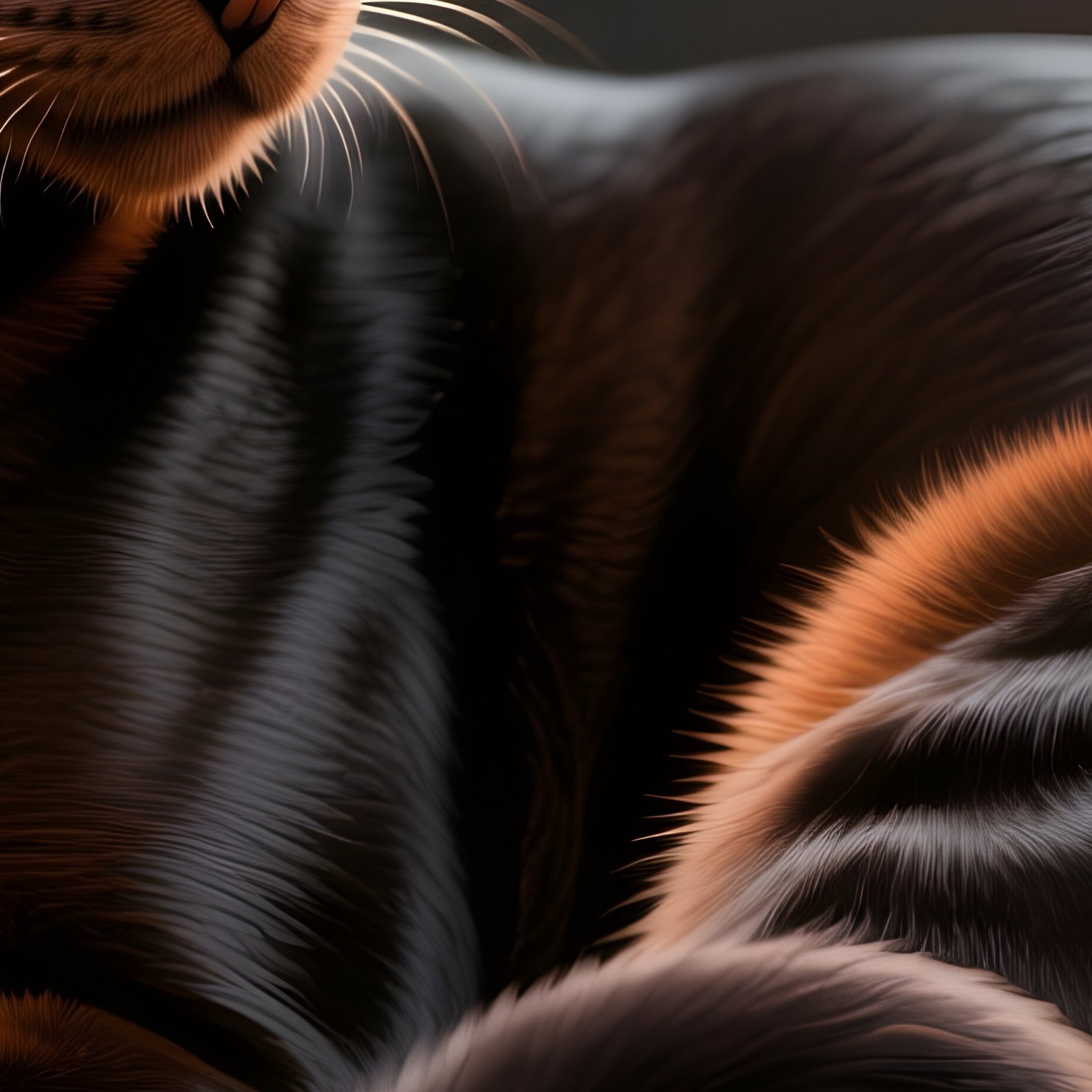 Cat-Egyptian-Mau-Sitting-Tail-Wrapped-Digital - Full Resolution Quality Preview