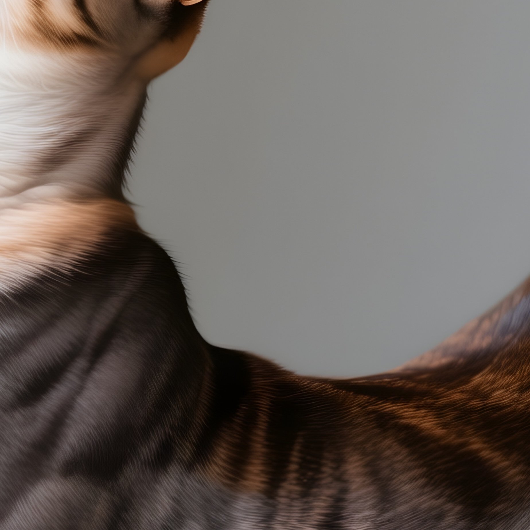 Cat Exotic Short Hair Stretching With Arched Back - Full Resolution Quality Preview