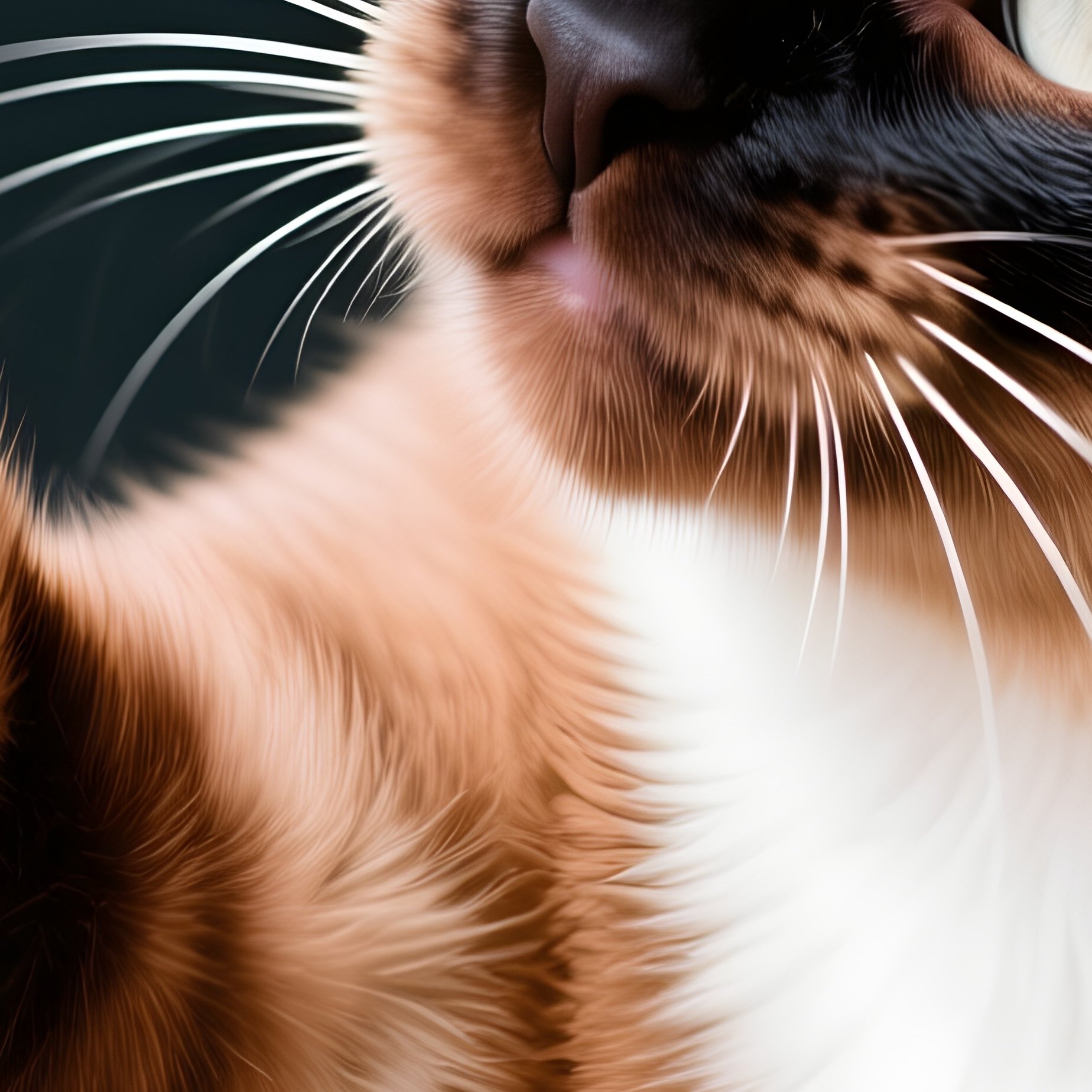 Cat Exotic Shorthair Batting At Something With One Paw - Full Resolution Quality Preview