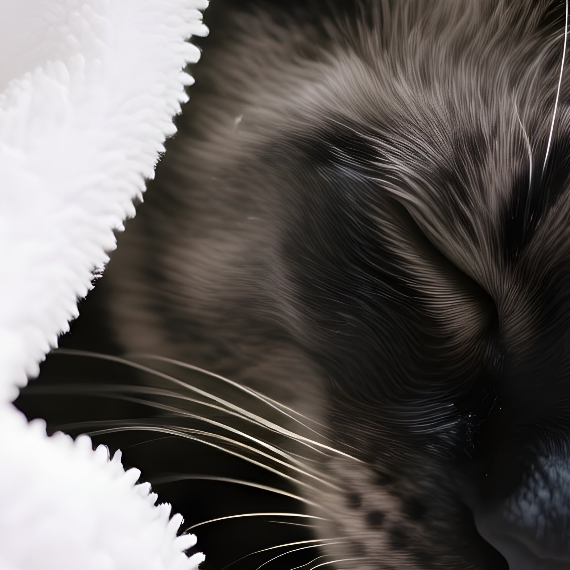 Cat Exotic Shorthair Wrapped In Towel After Bath - Full Resolution Quality Preview