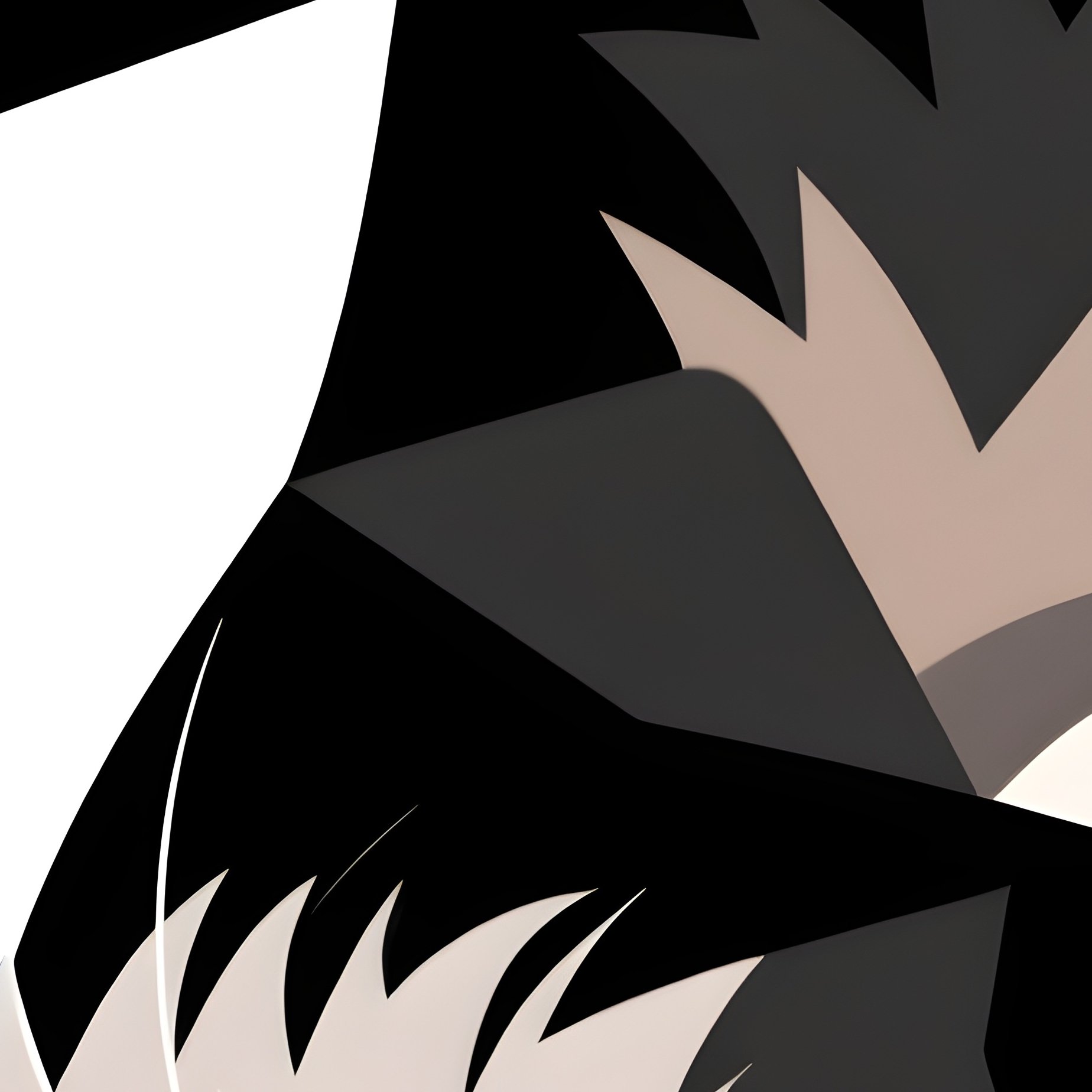 Cat Maine Coon Head Upside Down Laying On Back Abstract - Full Resolution Quality Preview