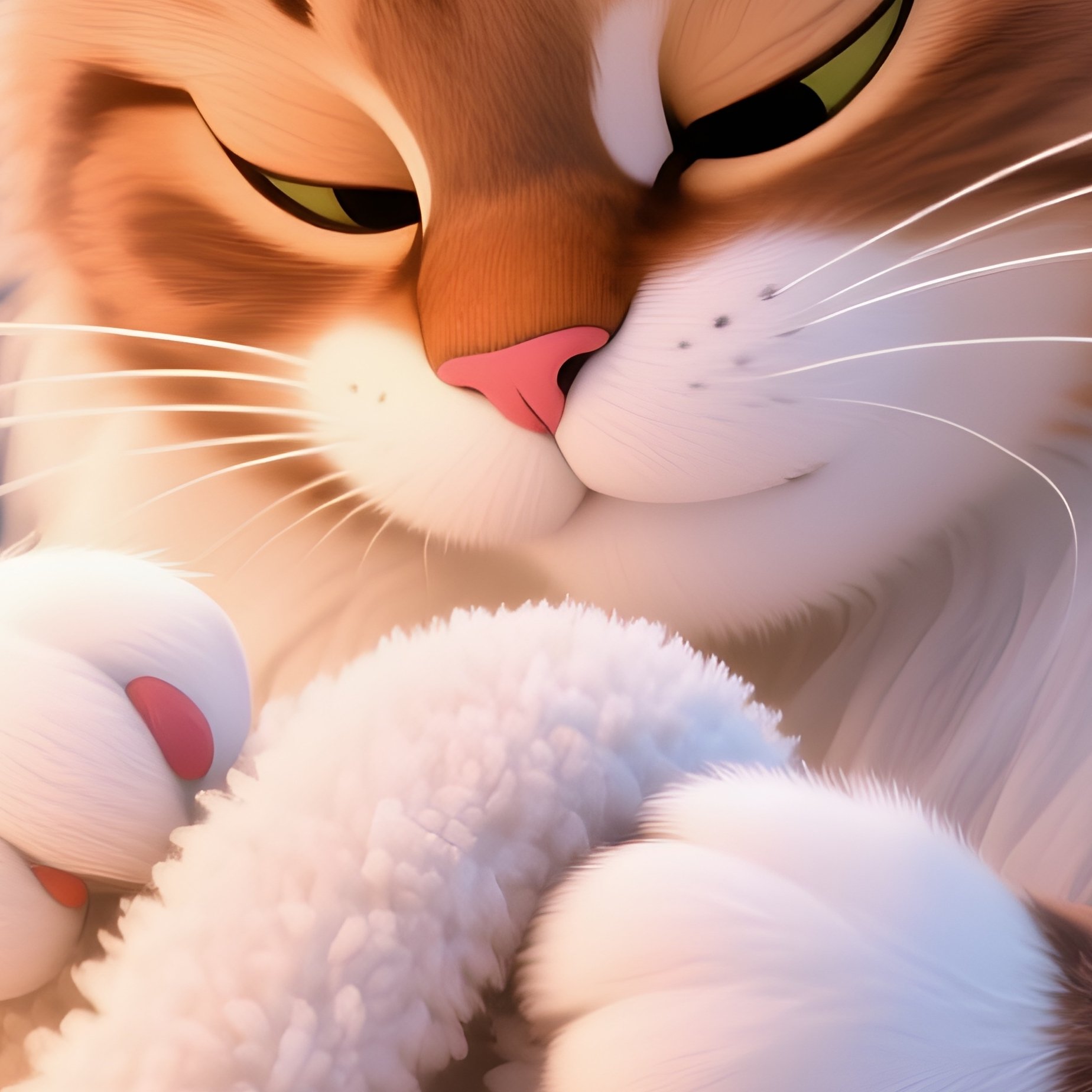 Cat-Maine-Coon-Kneading-Blanket - Full Resolution Quality Preview