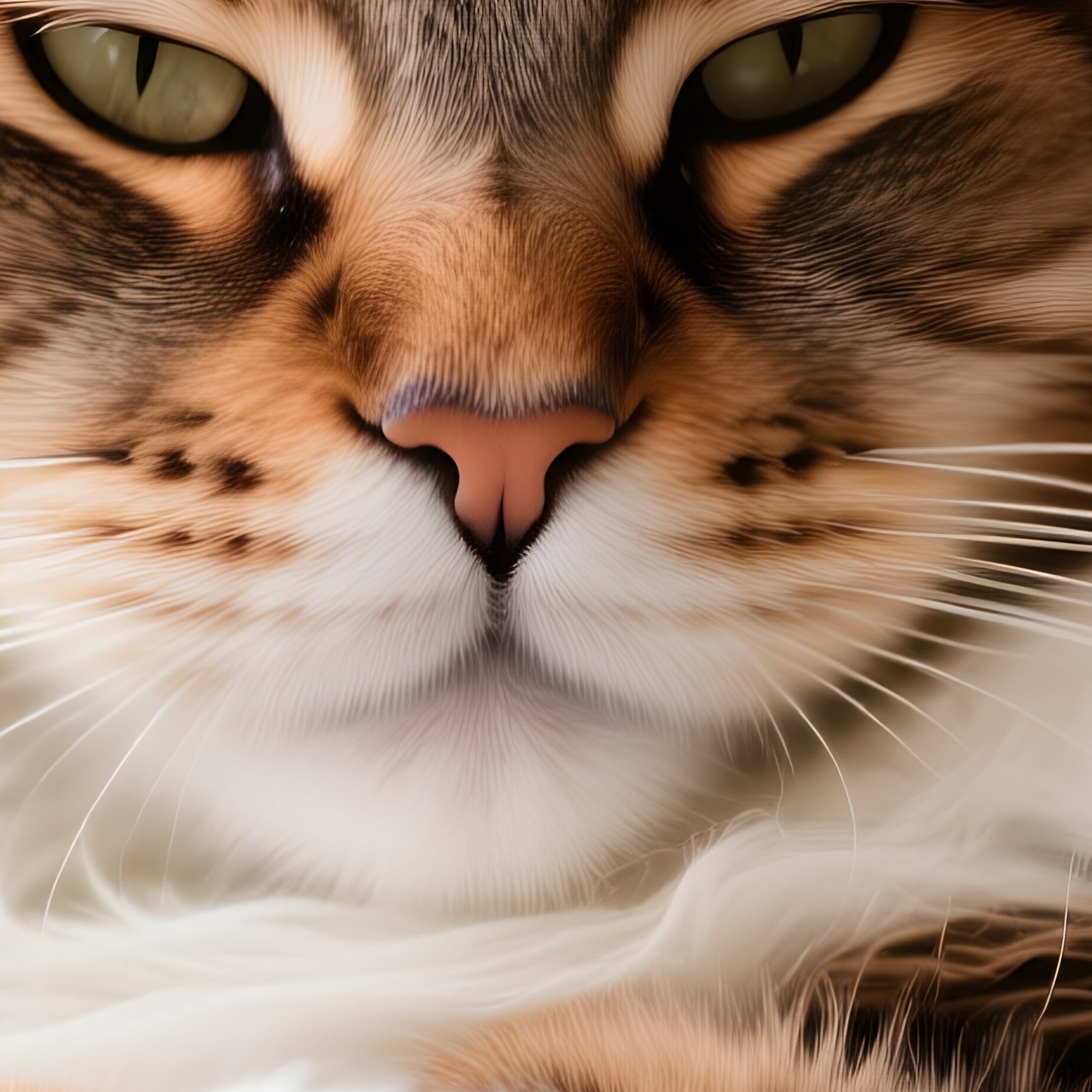 Cat Maine Coon Loaf Position - Full Resolution Quality Preview