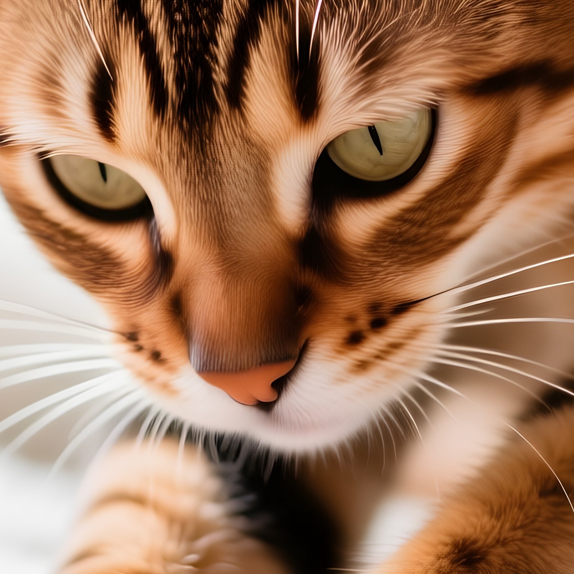 Cat Ocicat Kneading Blanket - Full Resolution Quality Preview