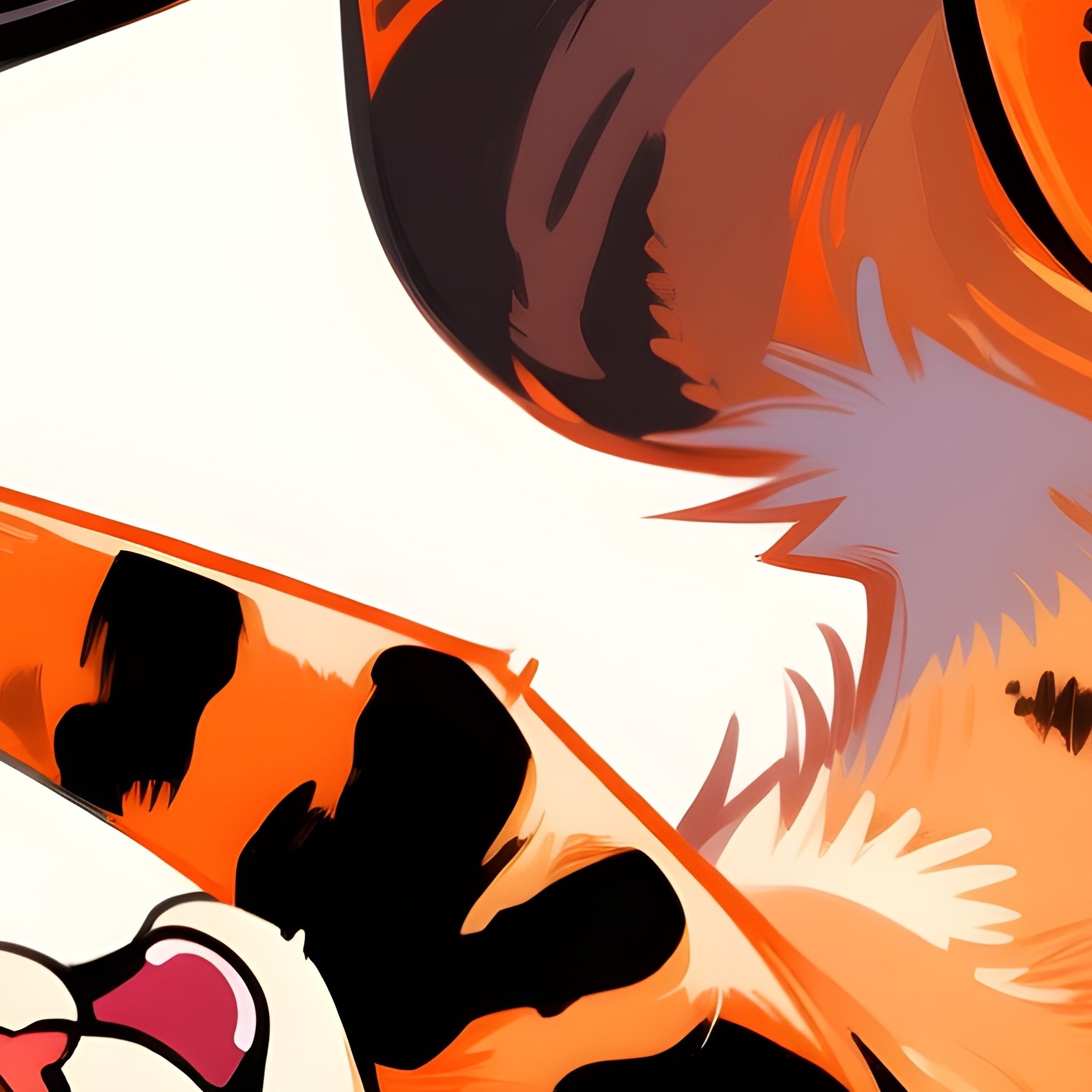 Cat Ocicat Rolling Over Playfully Artwork - Full Resolution Quality Preview