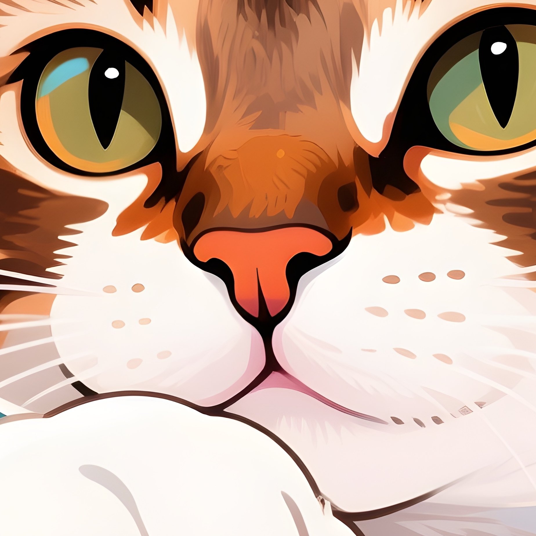 Cat Octicat Chin Resting On A Paw2 - Full Resolution Quality Preview