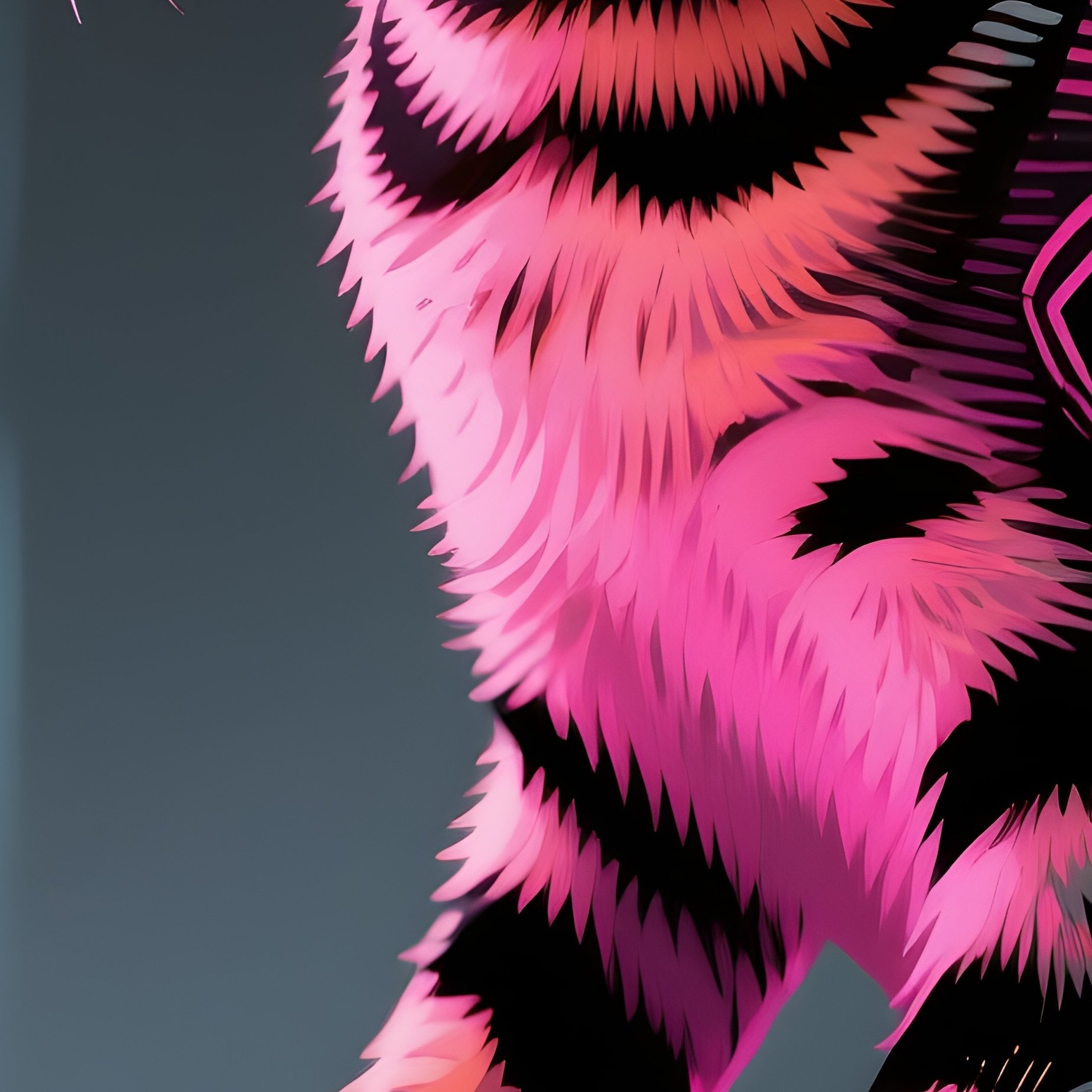 Cat Octicat Standing On Laptop Keyboard Digital Art - Full Resolution Quality Preview