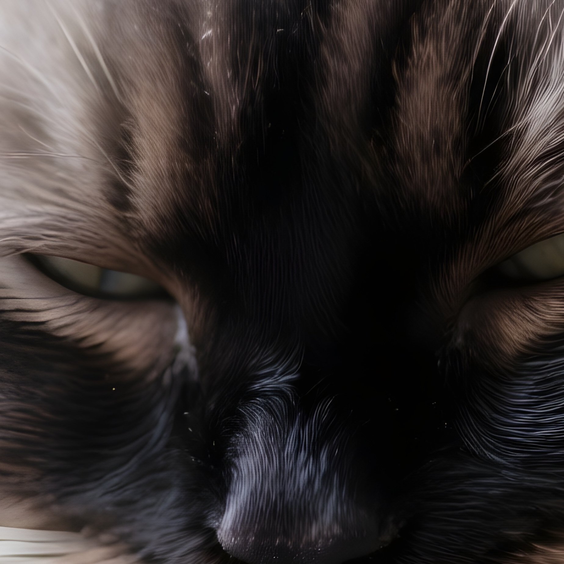 Cat-Persian-Chin-Resting-On-A-Paw - Full Resolution Quality Preview