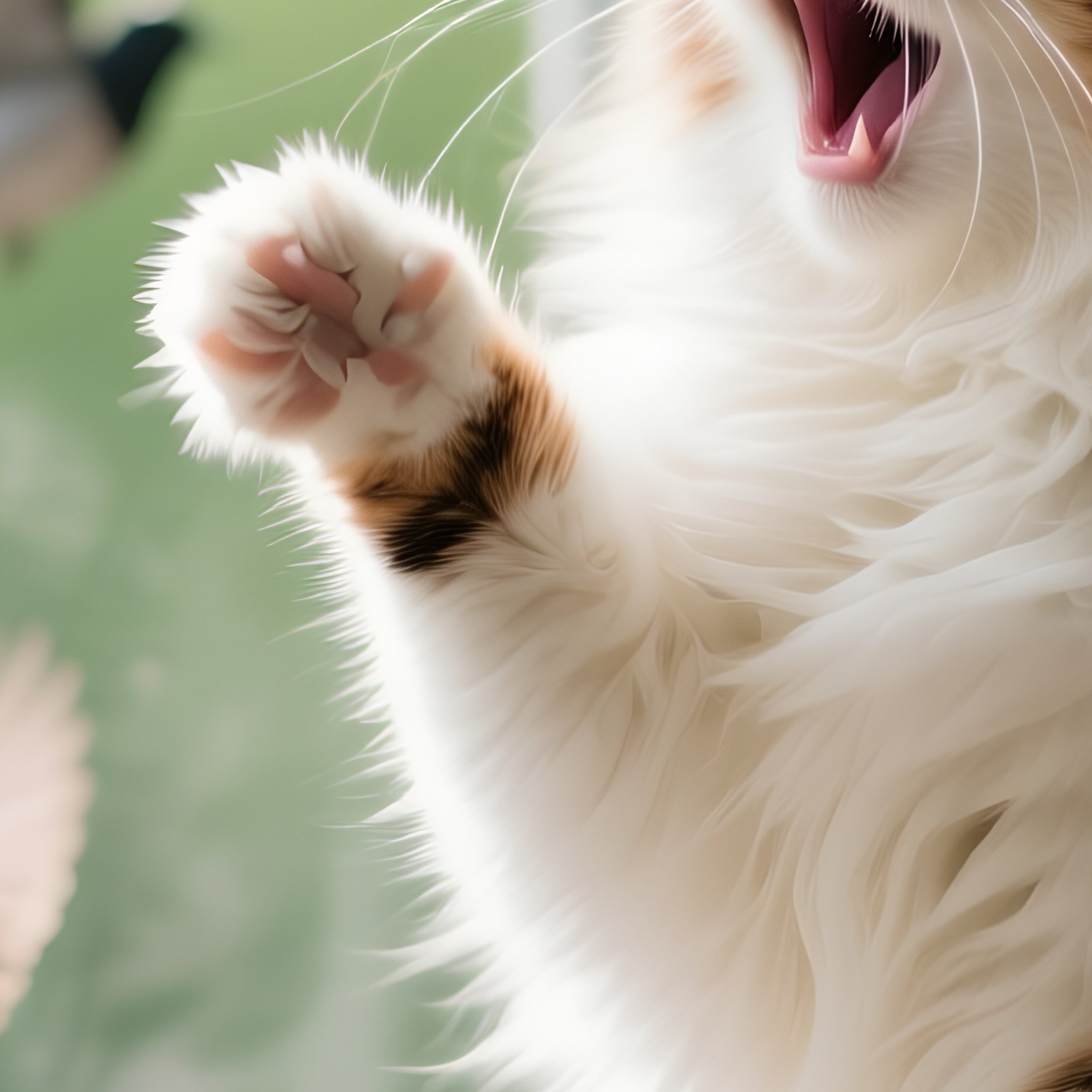 Cat-Persian-Chirping-At-Birds-Through-Window-1 - Full Resolution Quality Preview