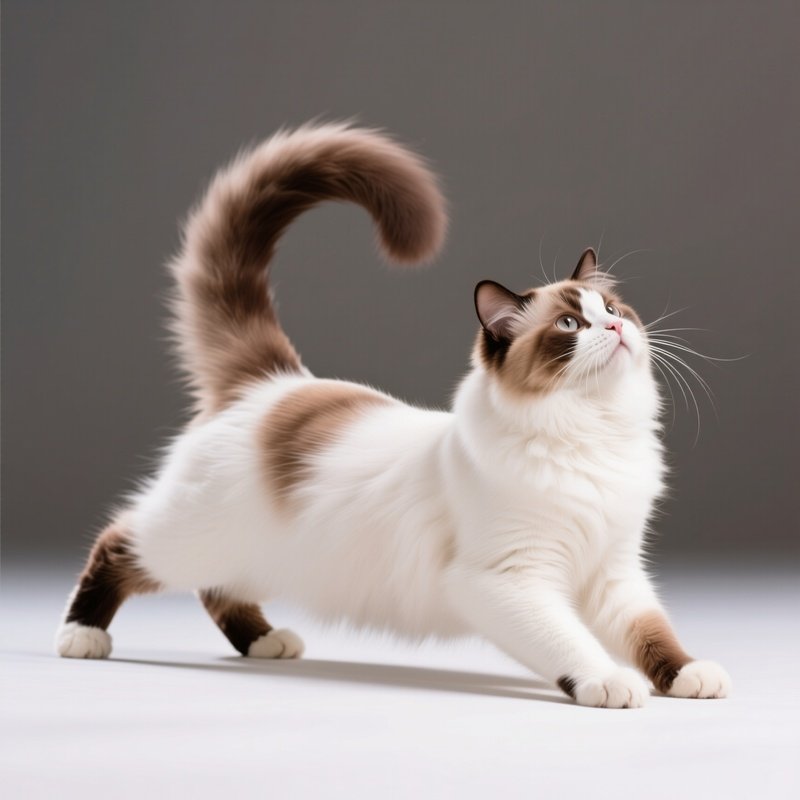 Cat-Persian-Full-Body-Stretch-Forward