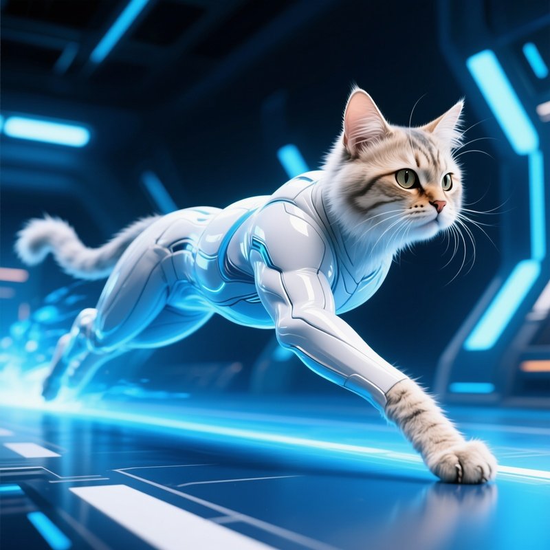 Cat-Persian-Full-Body-Stretch-Forward-Science-Fiction