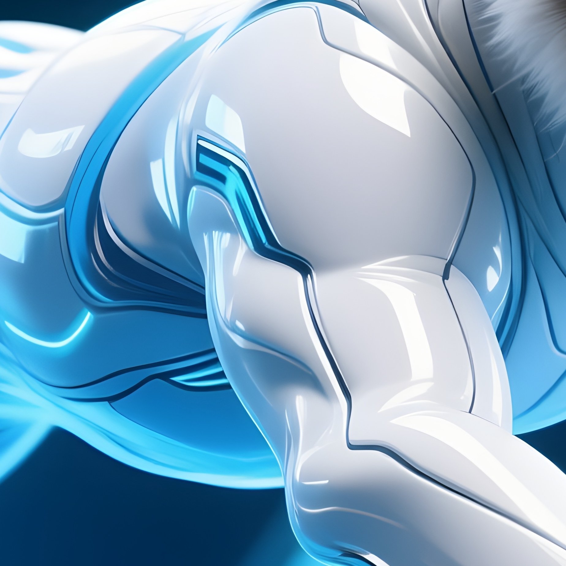 Cat-Persian-Full-Body-Stretch-Forward-Science-Fiction - Full Resolution Quality Preview