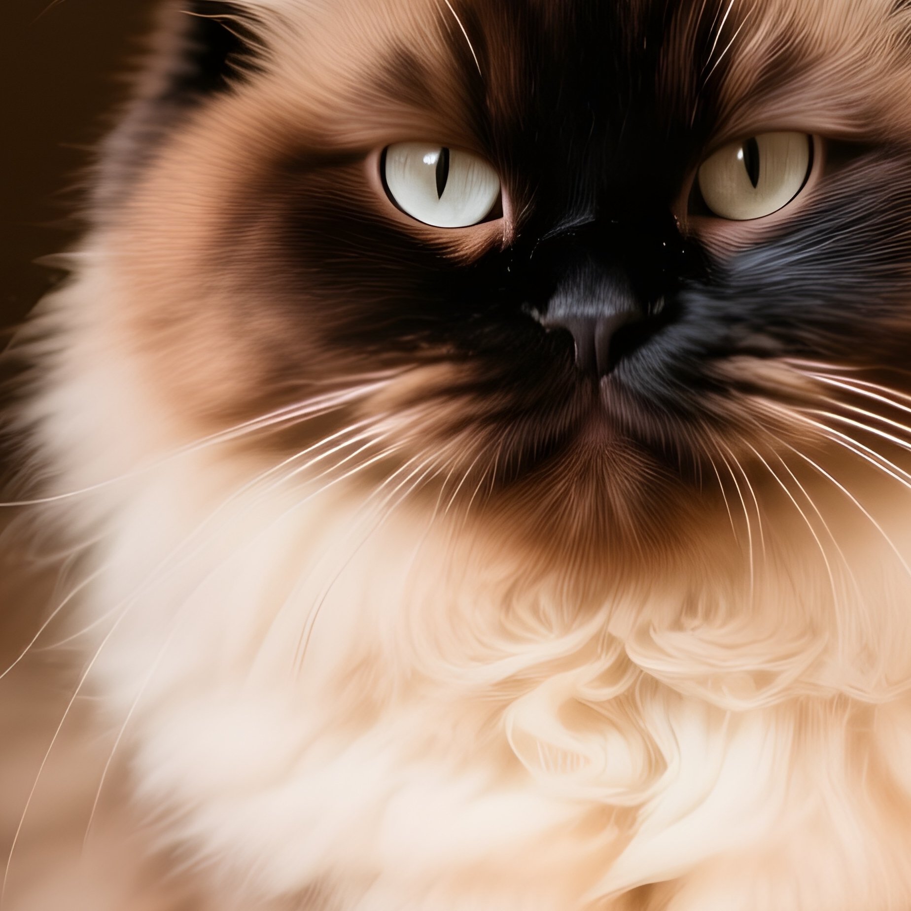 Cat Persian Sitting In Too Small Container - Full Resolution Quality Preview