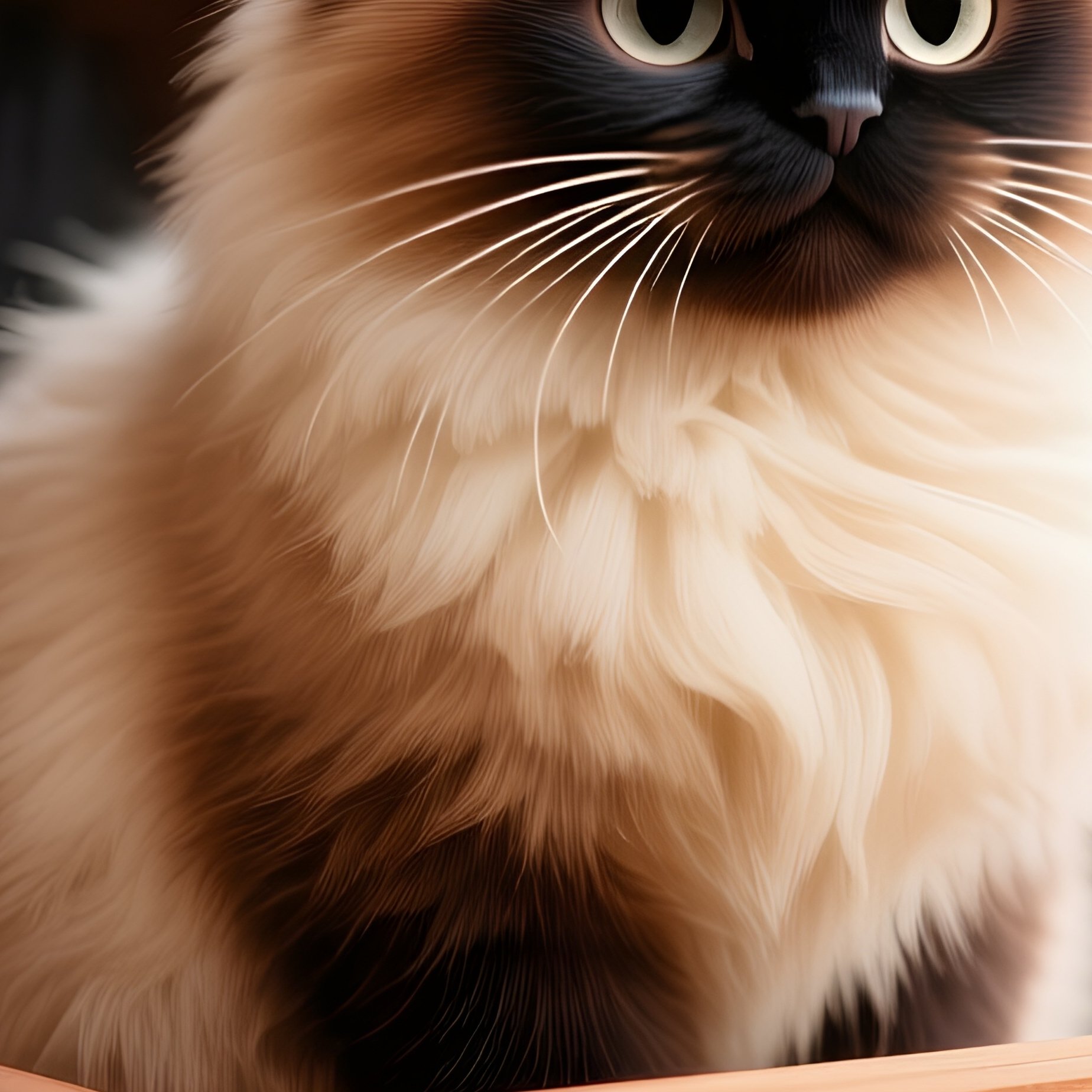 Cat Persian Sitting In Too Small Container 2 - Full Resolution Quality Preview