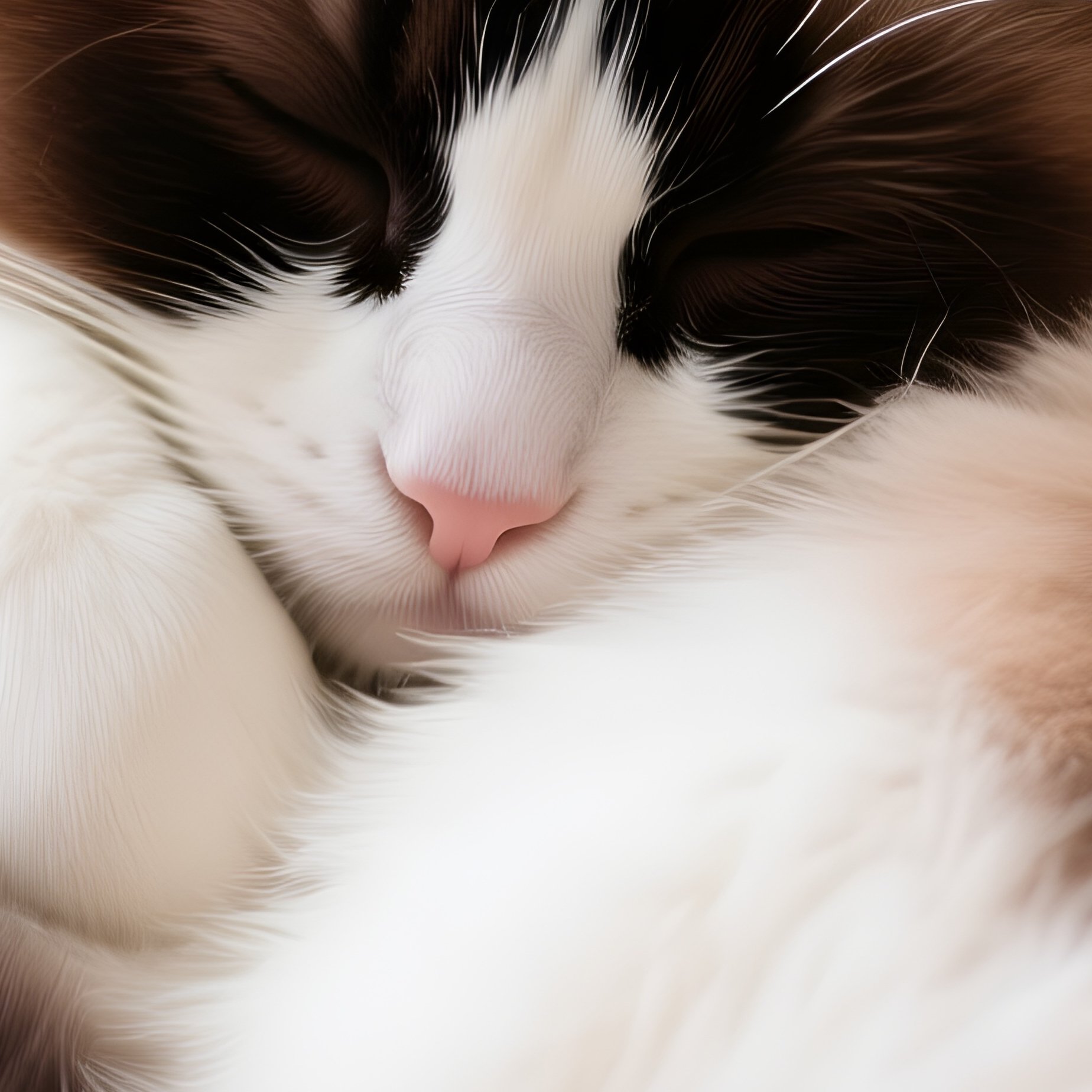 Cat Ragdoll Curling Into A Perfect Ball - Full Resolution Quality Preview