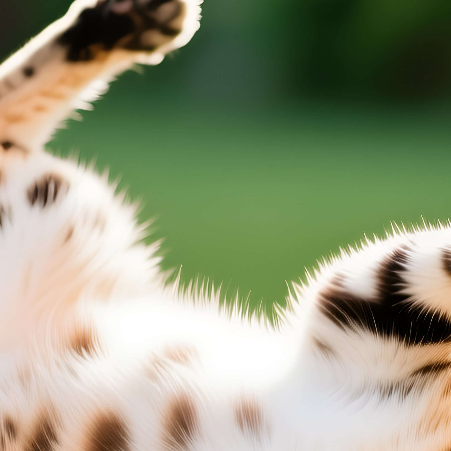 Cat-Savannah-Rolling-Over-Playfully-In-Garden - Full Resolution Quality Preview