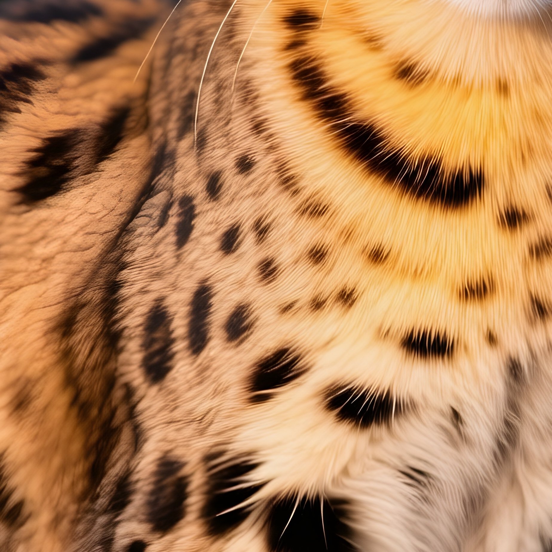 Cat Savannah Tongue Out - Full Resolution Quality Preview