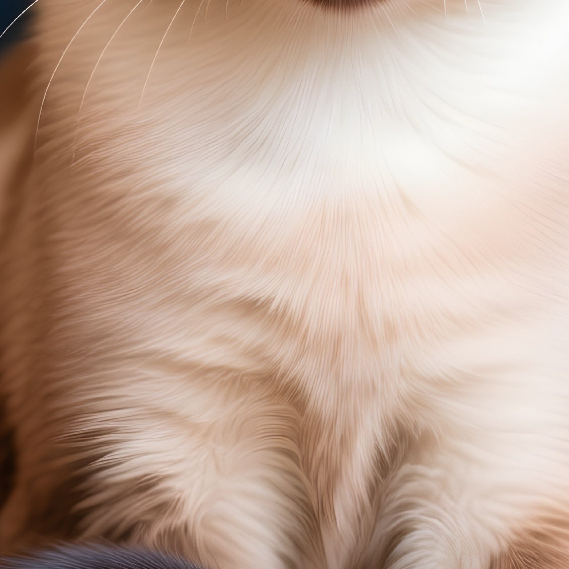 Cat Siamese Sitting With Tail Wrapped Around Paws - Full Resolution Quality Preview