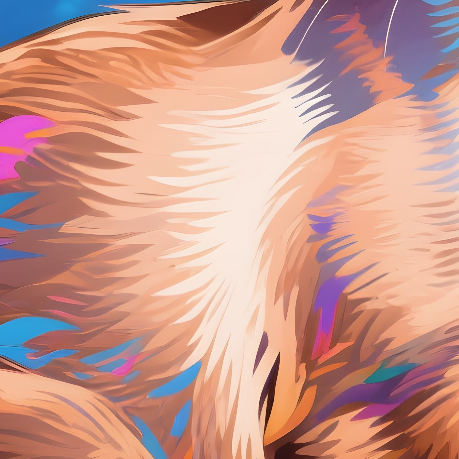 Cat Siamese Tongue Out Digital Art - Full Resolution Quality Preview