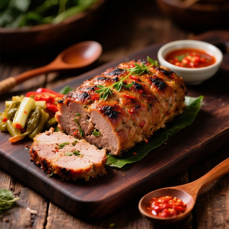 Chả Trứng As A Vietnamese Word For Pork Meatloaf