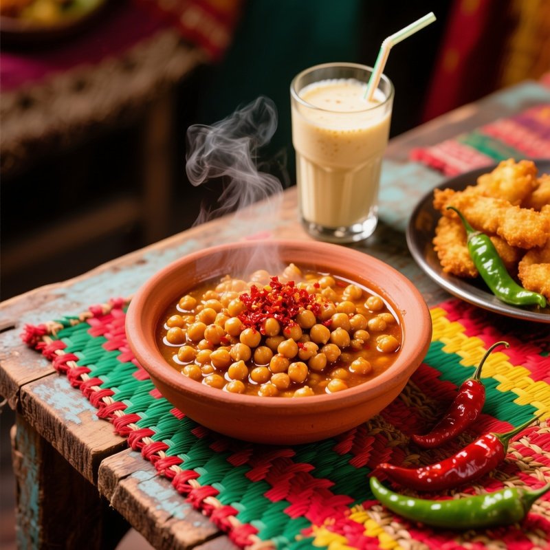 Chana Masala In Terracotta Bowl Punjabi Dhaba