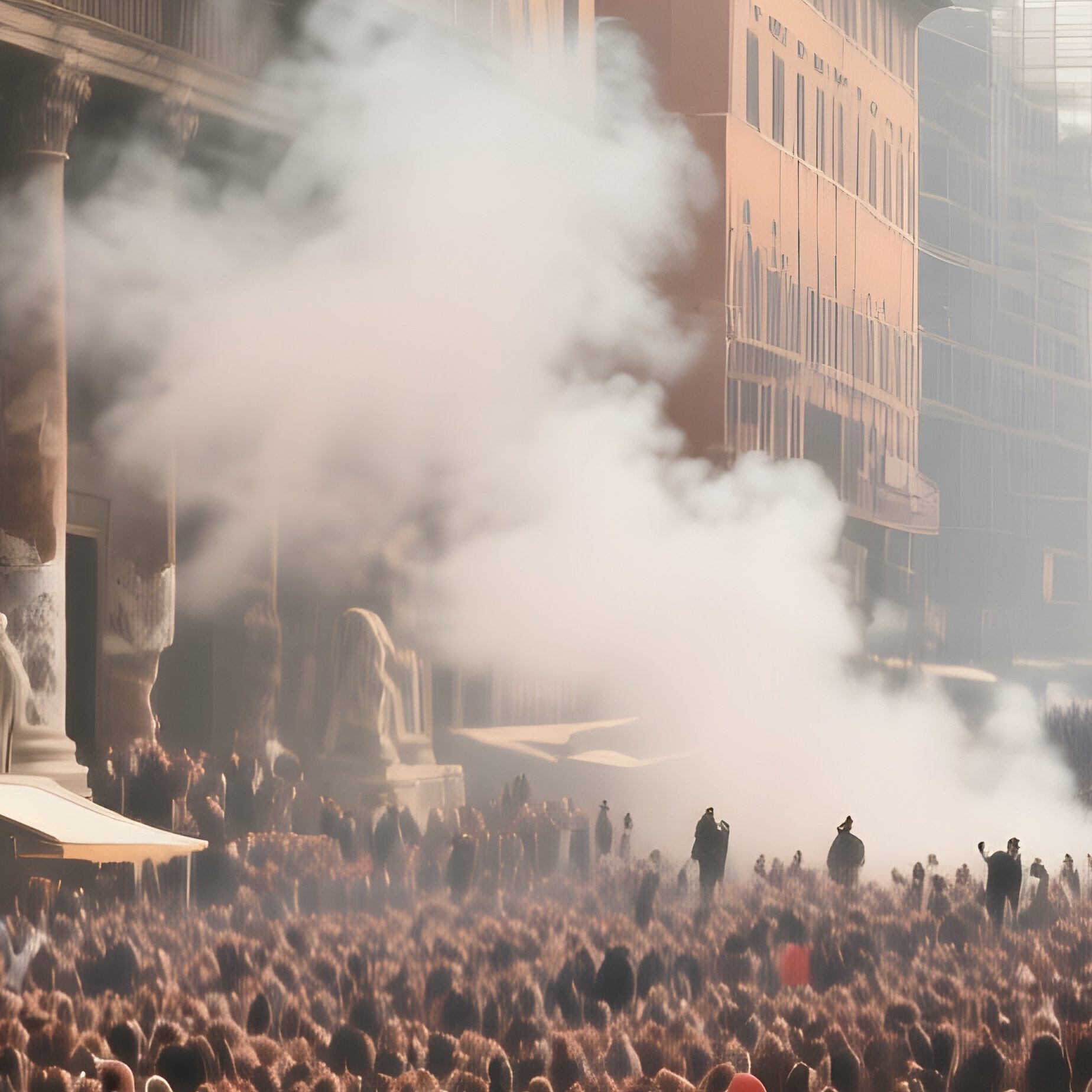 Chaos Menschenmengen Geschichte Architektur 1 - Full Resolution Quality Preview