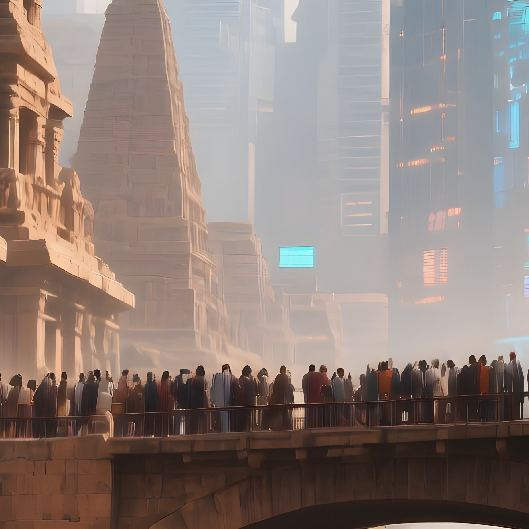 Chaos Menschenmengen Geschichte Architektur 4 - Full Resolution Quality Preview