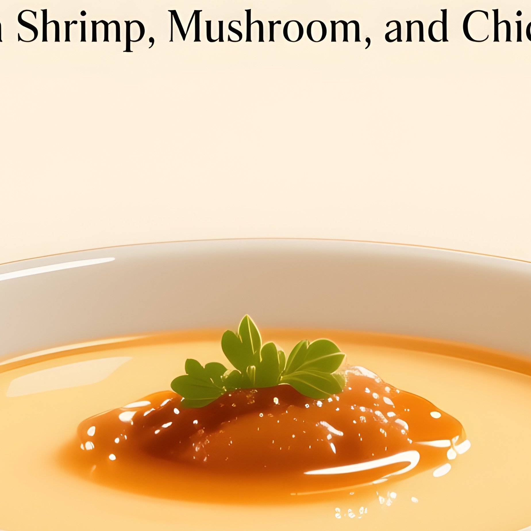 Chawanmushi Savory Steamed Egg Custard With Shrimp Mushroom And Chicken As A Restaurant Menu Item - Full Resolution Quality Preview