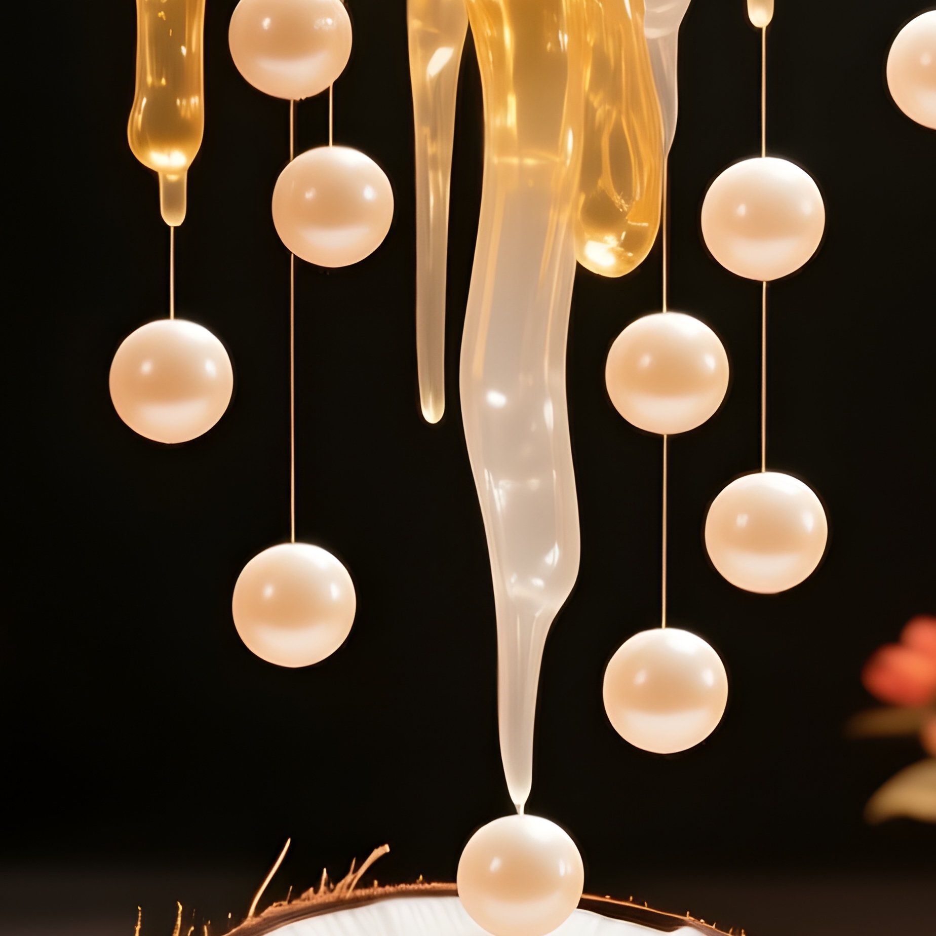 Chè Sương Sa Hạt Lựu As Cultural Symbole With Jelly Strands Pomegranate Like Tapioca And Coconut Milk - Full Resolution Quality Preview