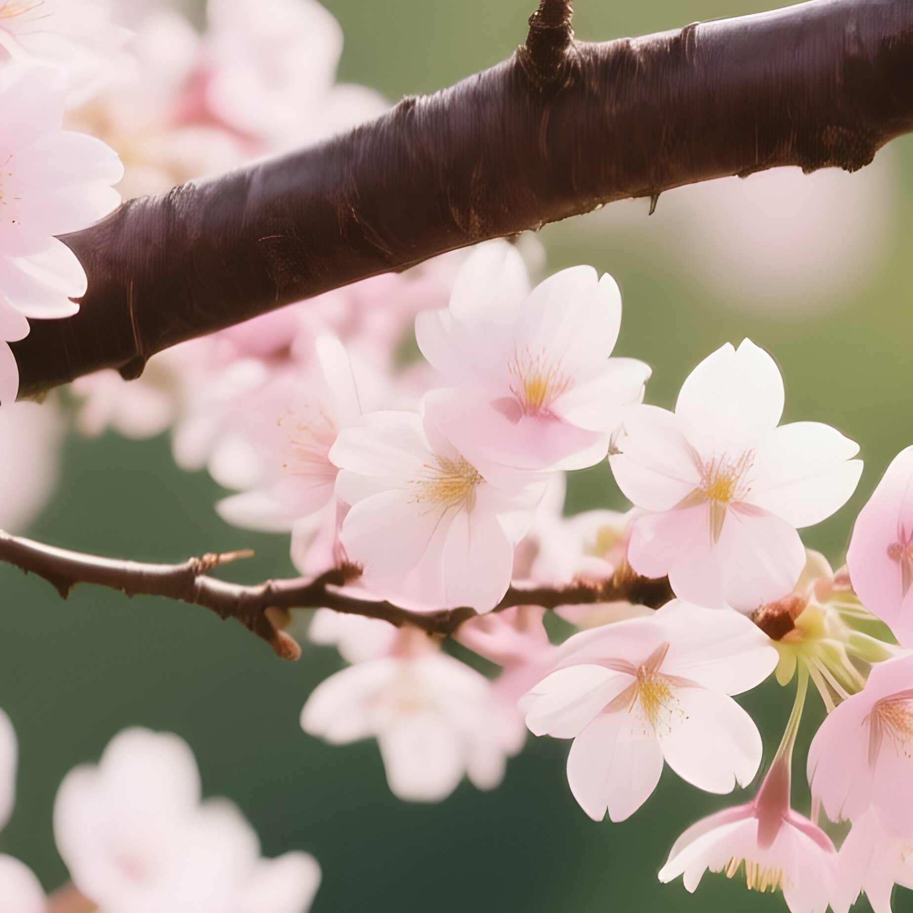 Cherry Blossom Branches Cherry Blossom Spring - Full Resolution Quality Preview