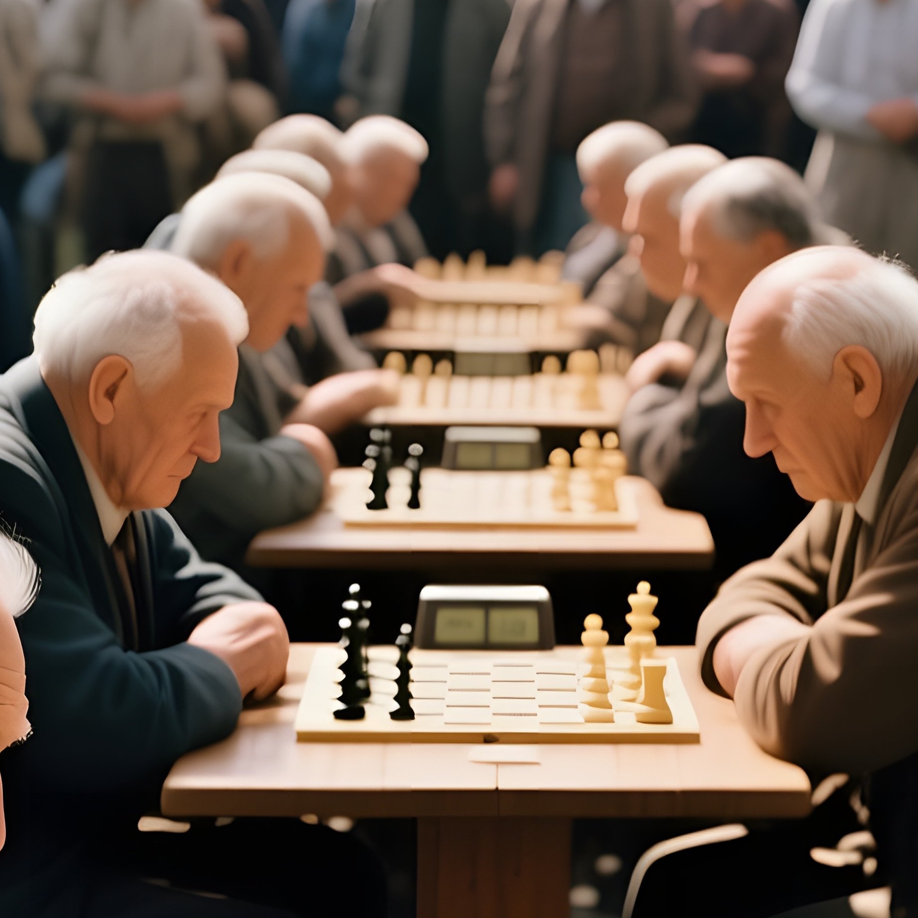 Chess In The Park 1982 Gorky Park Moscow - Full Resolution Quality Preview