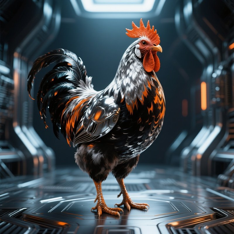 Chicken Silkie Science Fiction